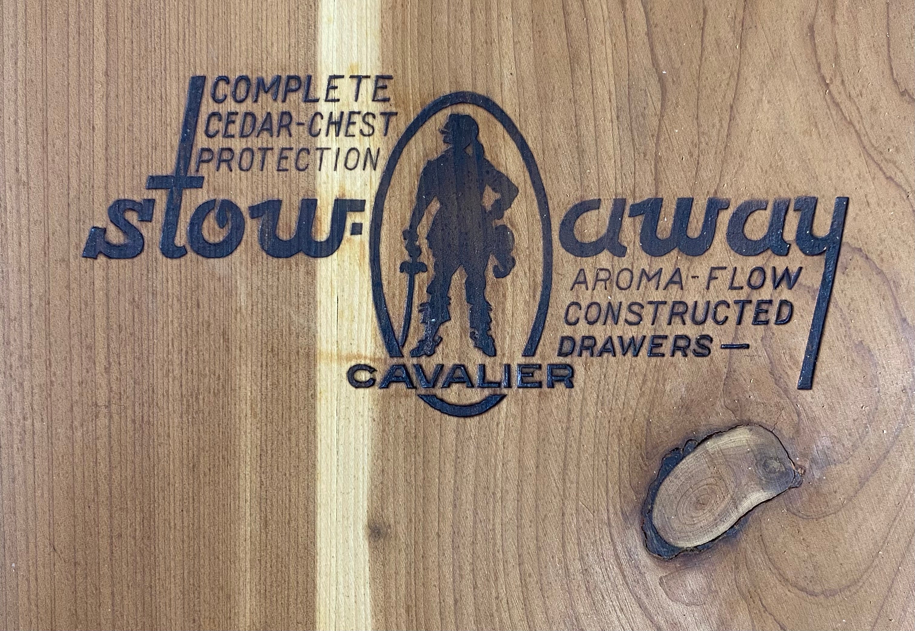 Vintage/ Mid Century Cavalier “Stowaway” Cedar Dresser