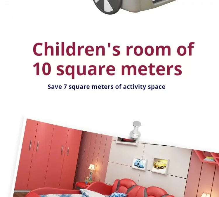 Kids Luxury Car Bed - Stylish Children's Bed with Integrated Storage