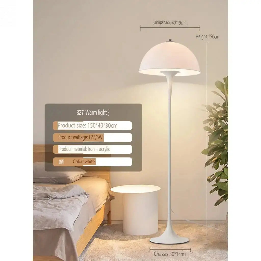 Danish Designer Cream Style White Floor Lamp Living Room lamp