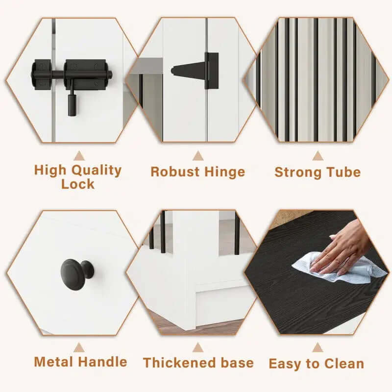 Egina Wooden Furniture Crate with Single Door